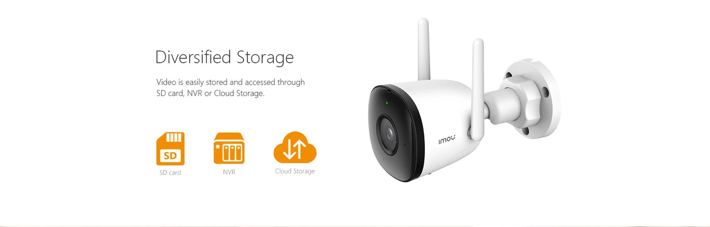 IMOU 5MP Bullet 2C Wi-Fi Camera Dual Antenna Outdoor Night Vision IP67 Weatherproof Audio Recording AI Human Detect IPC-K3CP-5MP
