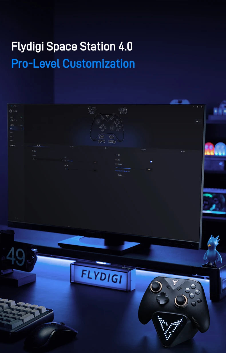 Flydigi Vader 5 Pro Wireless Gamepad FORCEFLEX Joysticks Top-Tier Ultra-Low Latency Gaming Controller For Switch/Android/iOS/PC