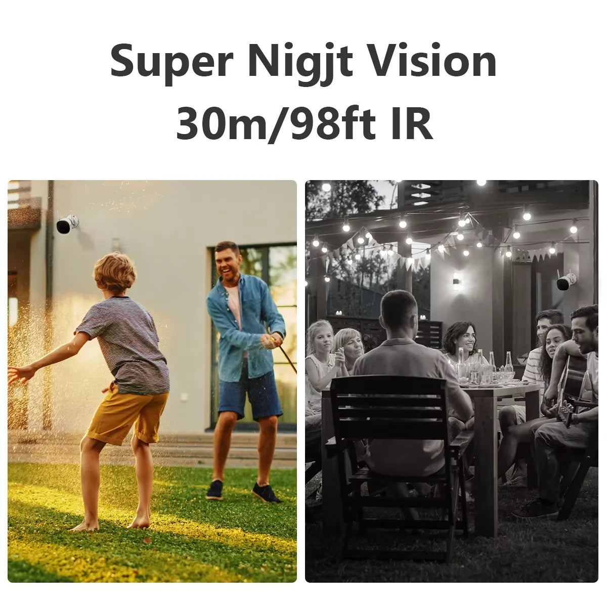 IMOU 5MP Bullet 2C Wi-Fi Camera Dual Antenna Outdoor Night Vision IP67 Weatherproof Audio Recording AI Human Detect IPC-K3CP-5MP