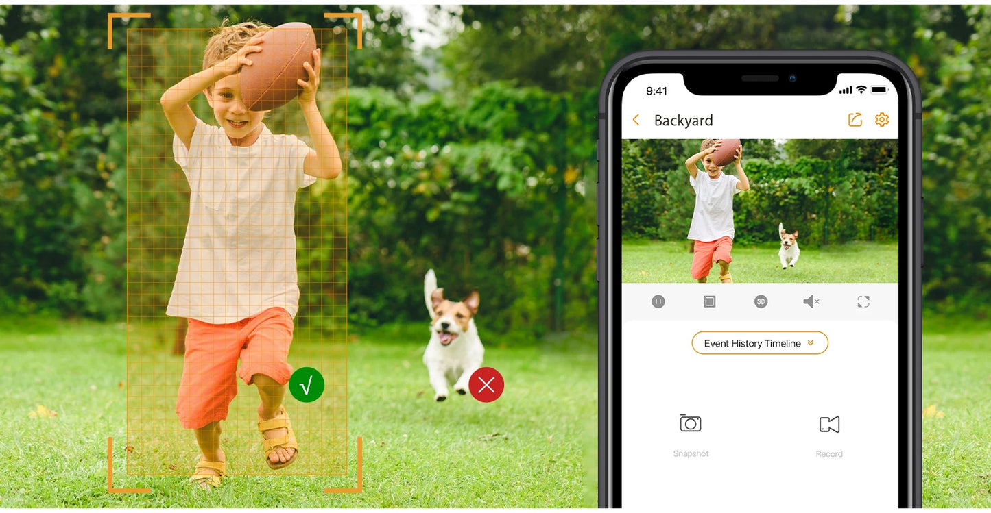 IMOU 5MP Bullet 2C Wi-Fi Camera Dual Antenna Outdoor Night Vision IP67 Weatherproof Audio Recording AI Human Detect IPC-K3CP-5MP