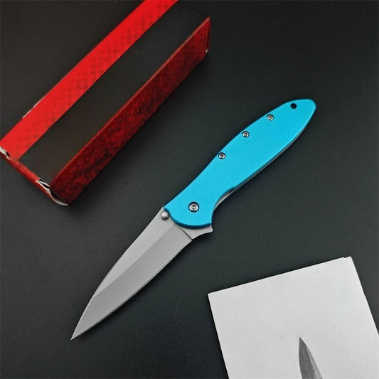 Ken Pocket Folding Knife 8Cr13Mov Blade Aluminium Alloy Handle Lightweight Outdoor Hunting Survival EDC Multifunctional Tools