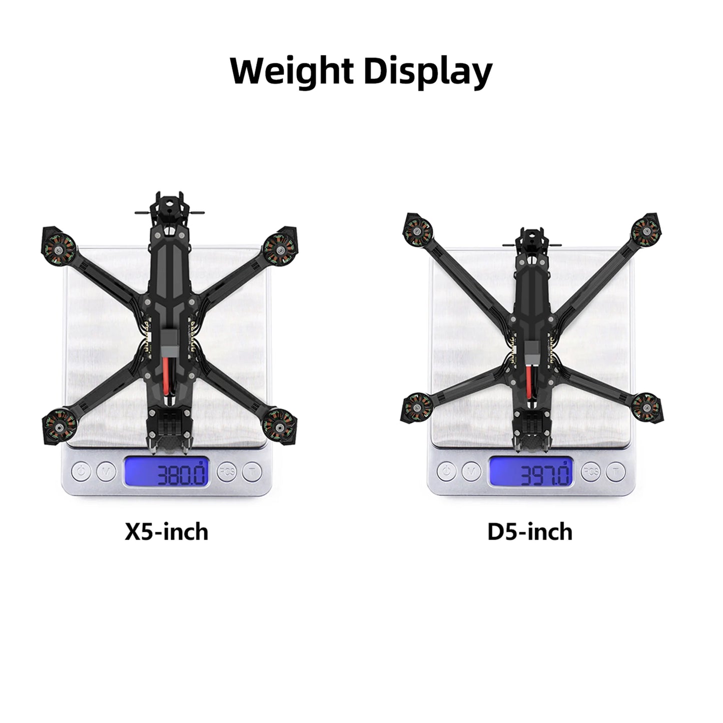 GEPRC Vapor-D5 X5 WTFPV FPV TAKER BLS 60A 4in1 ESC F722 V2 FC Freestyle 2207E 1960KV RC Quadcopter Freestyle Drone