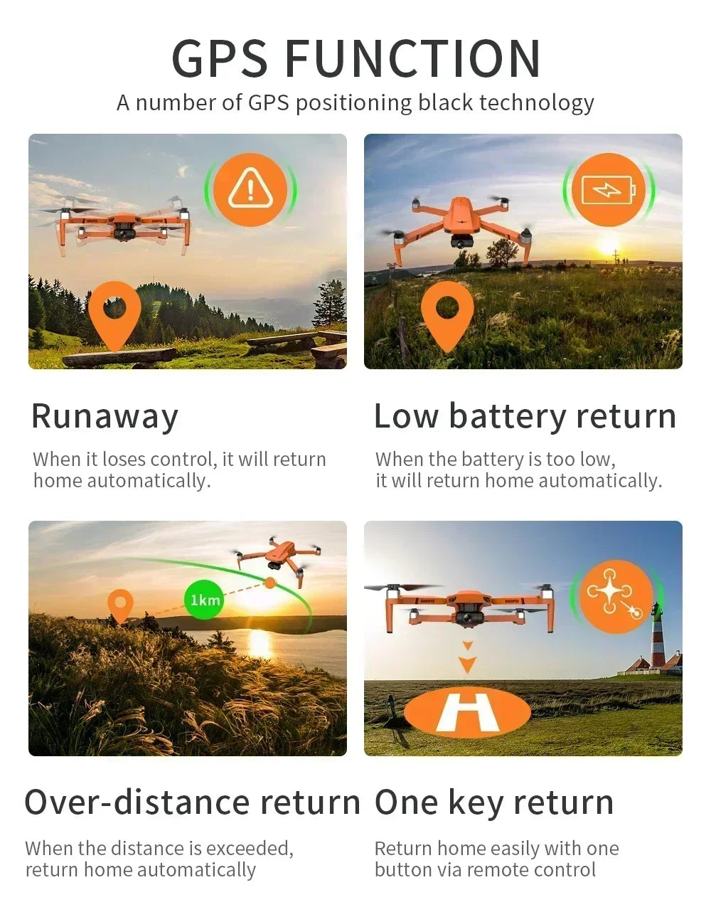 KF102 4K GPS Drone Dual HD Camera 2-Axis Gimbal WIFI FPV Foldable Quadcopter Aerial Photography Perfect Gift for Enthusiasts