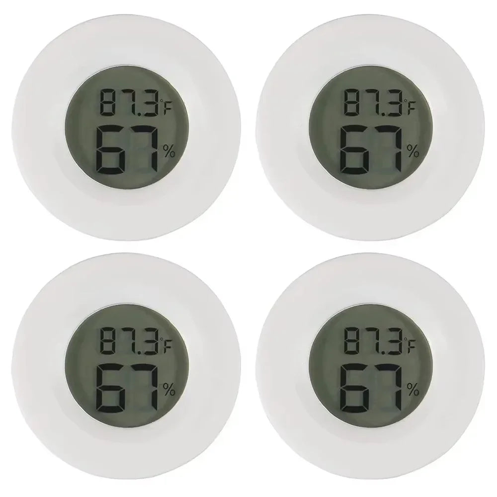 2/4PCS LCD Digital Thermometer Hygrometer Indoor Room Electronic Temperature Humidity Meter Sensor Gauge Weather Station Home ﻿