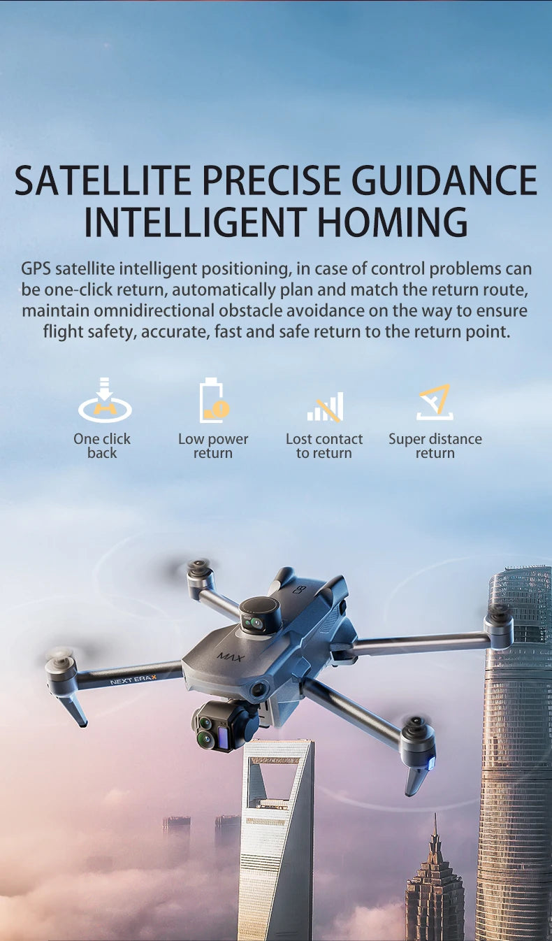 P7 MAX High-end Professional GPS Drone 8K With Screen Remote Control 20km Digital Image Transmission Brushless RC Quadcopter Toy