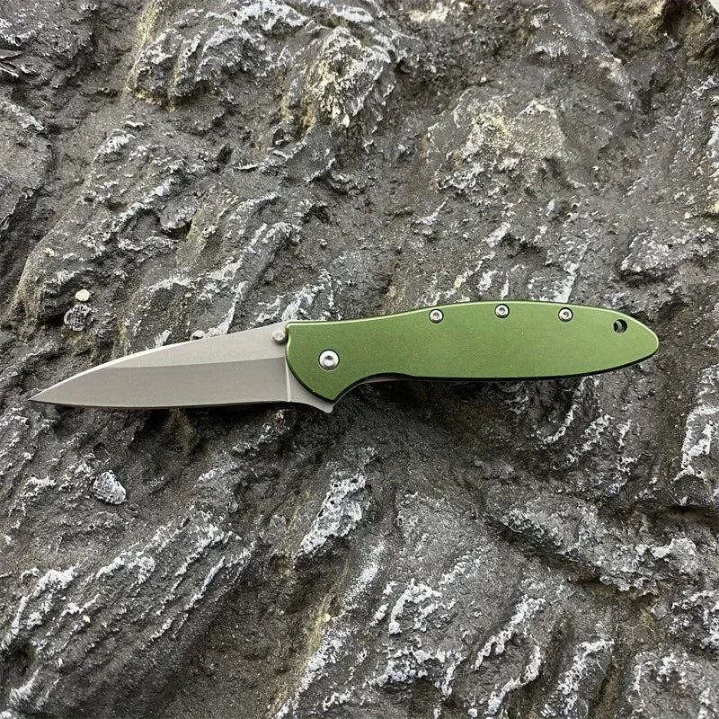 Ken Pocket Folding Knife 8Cr13Mov Blade Aluminium Alloy Handle Lightweight Outdoor Hunting Survival EDC Multifunctional Tools