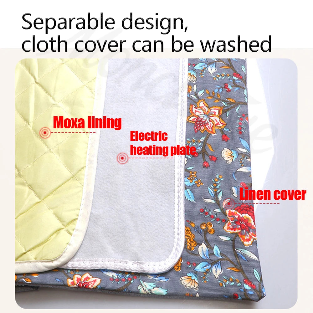 Electric Heating Moxibustion Mattress Temperature Control Blanket Full-body Moxa Therapeutic Heat Pad Wellness Heating Yoga Mat