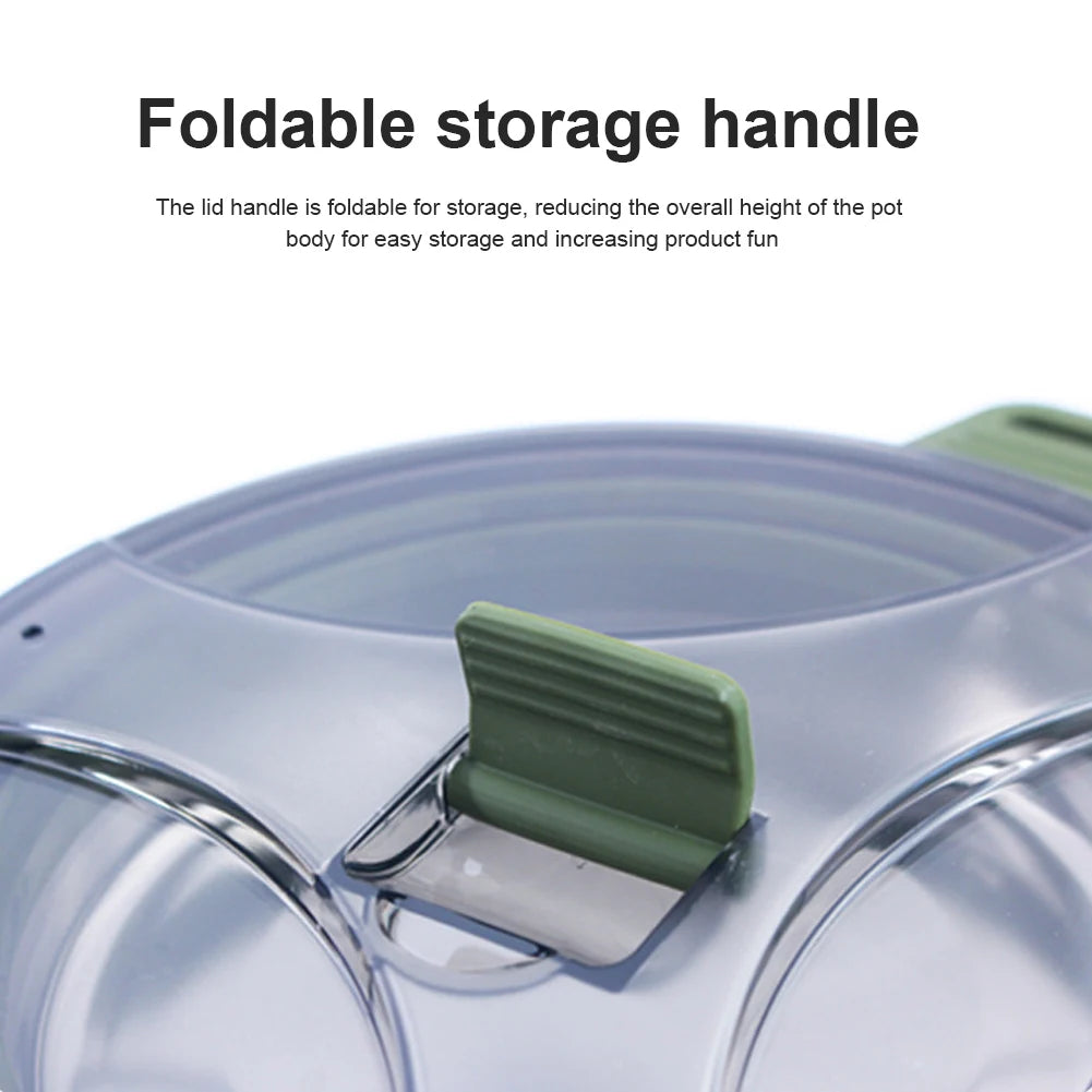 Portable Folding Pot Lunch Box Camping Pot Set with 2 Foldable Bowls Silicone Cooking Food Container Outdoor Camping Tableware