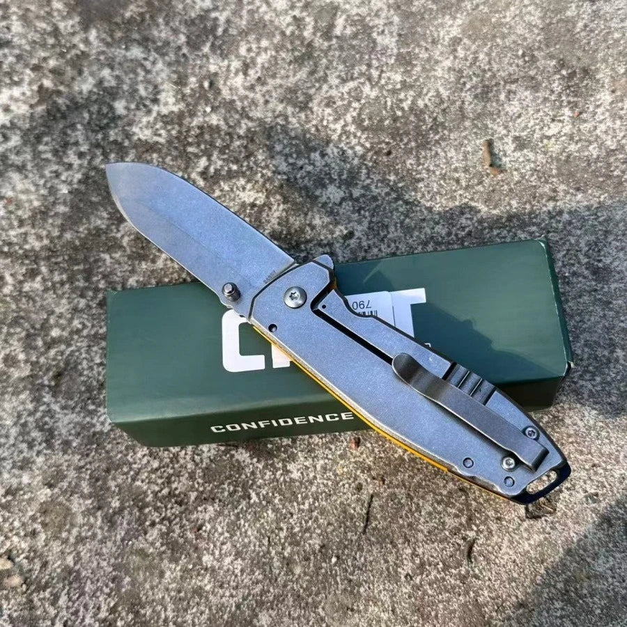DONUT X SQUID Folding Knife D2 Steel G10 Handle Outdoor Camping Survival EDC Pocket Knife Utility Cutting Knife Men's Gift