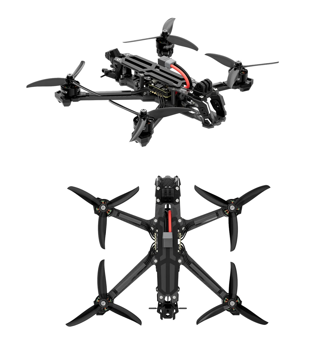GEPRC Vapor-D5 X5 WTFPV FPV TAKER BLS 60A 4in1 ESC F722 V2 FC Freestyle 2207E 1960KV RC Quadcopter Freestyle Drone