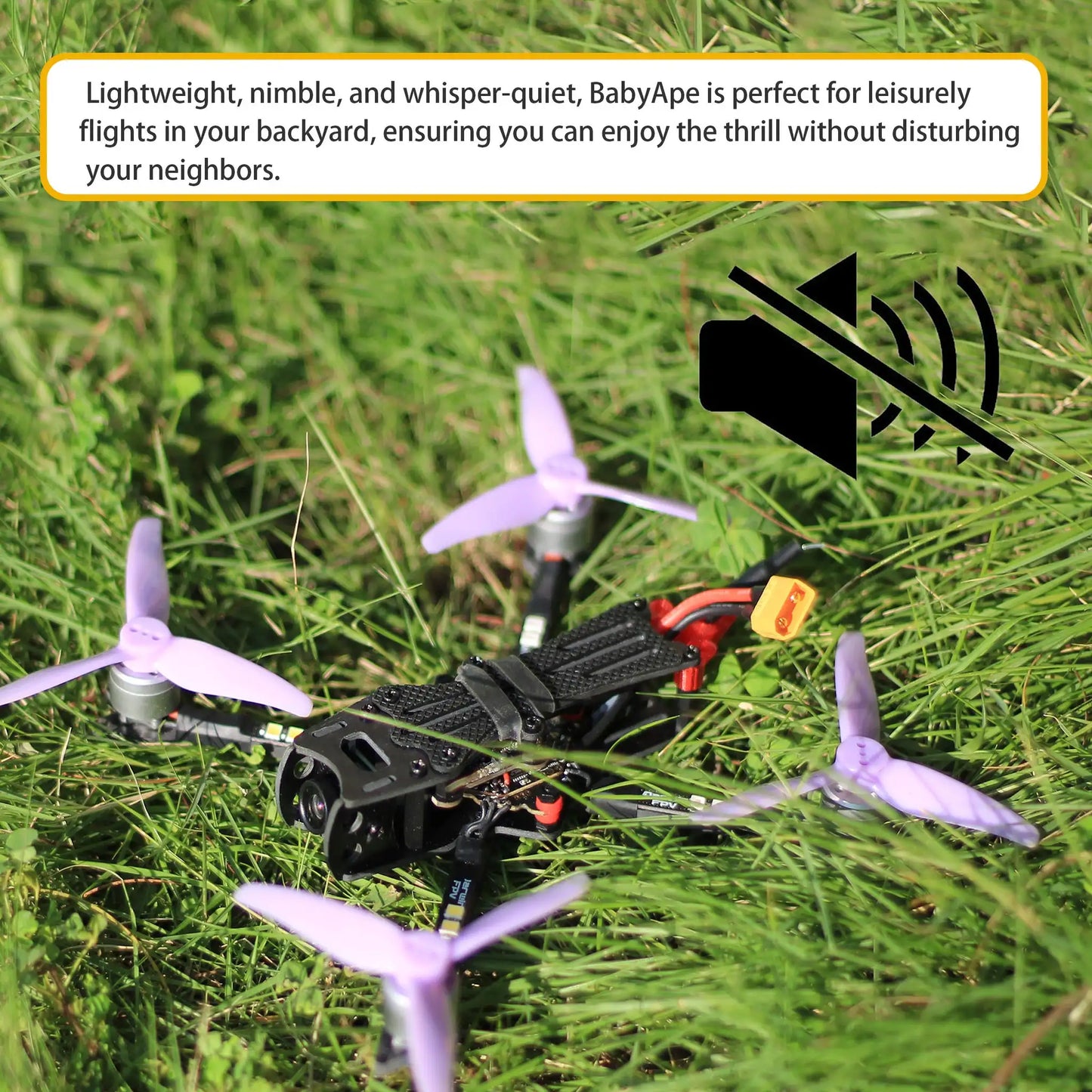 DarwinFPV Baby Ape Pro V3 FPV Drone Flight Control Quadcopters 3 Inch F4 OSD 15A AIO BLHeli_S Dshot600 40CH 200mW 700TVL