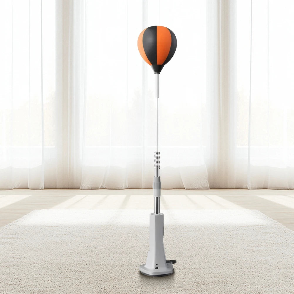 Punching Bag with Stand Boxing Bag Height Adjustable Punching Reflex Ball Set for Training Boxing Stress Relief & Fitness