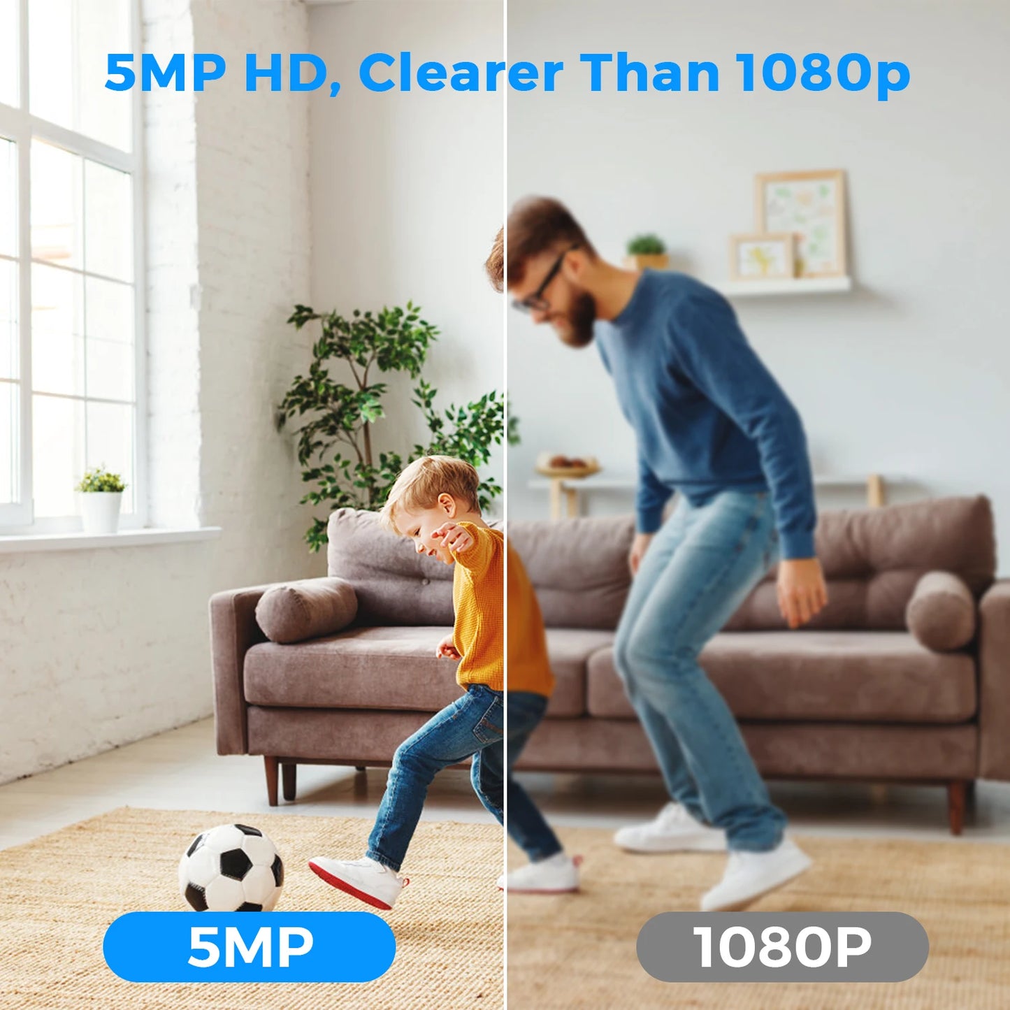 BESDER 5MP Mini Cube Camera Wifi Indoor Two Way Audio Human Detection Home 3MP CCTV Security IP Camera 2MP 5X Zoom O-Kam Pro APP