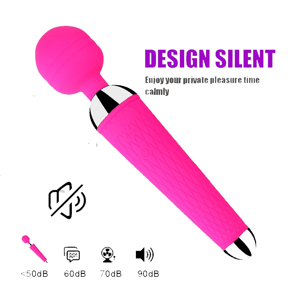 AV Vibrator Wand Sex Toys for Women 20 Powerful Patterns G Spot Clitoris Stimulation Massager Personal Masturbator Erotic Goods