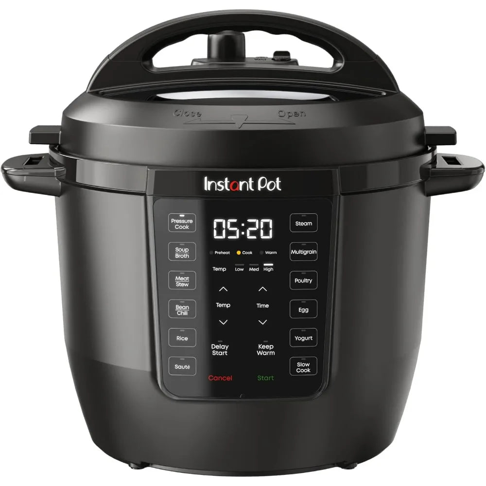 Instant Pot 4QT RIO Mini 7-in-1 Multi-Cooker Pressure Cooker Slow cook Sauté Steam Rice Maker, Yogurt, & Warmer, Black, 4 Quarts