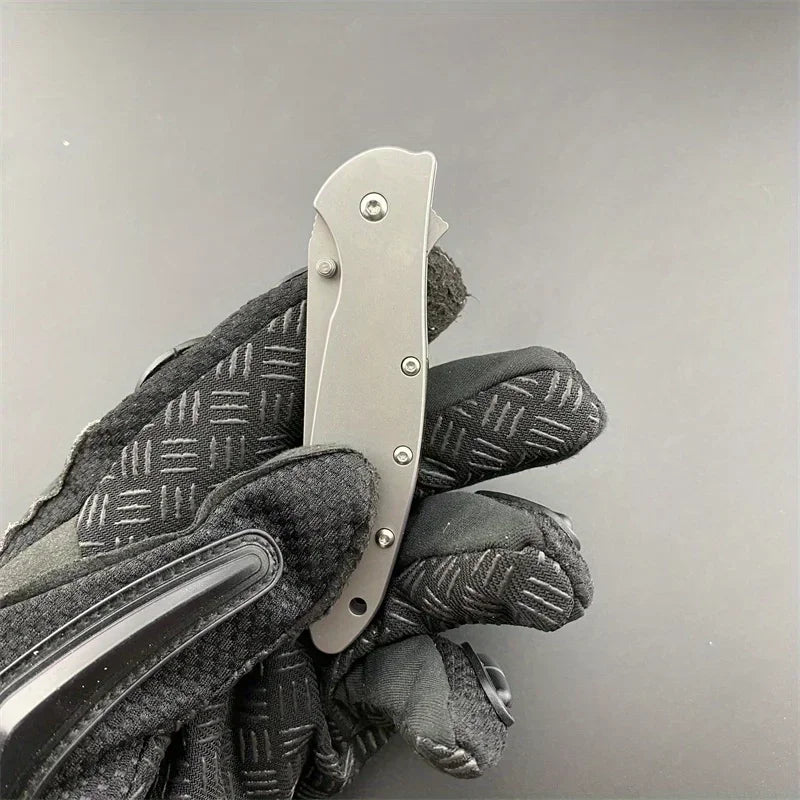 Ken Pocket Folding Knife 8Cr13Mov Blade Aluminium Alloy Handle Lightweight Outdoor Hunting Survival EDC Multifunctional Tools