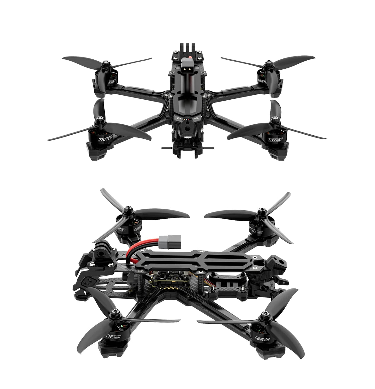 GEPRC Vapor-D5 X5 WTFPV FPV TAKER BLS 60A 4in1 ESC F722 V2 FC Freestyle 2207E 1960KV RC Quadcopter Freestyle Drone