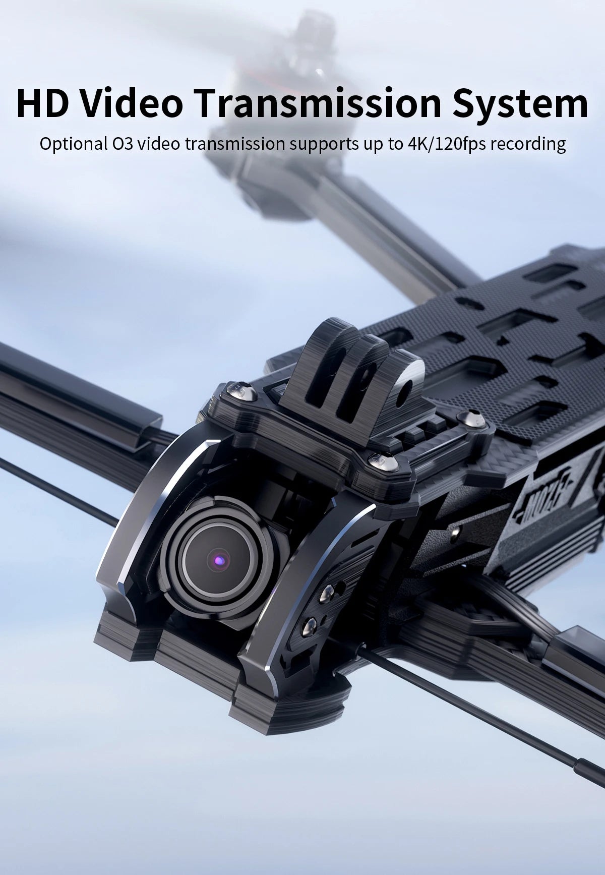 GEPRC MOZ7 Analog Long Range FPV 7Inch 6S F722-HD-BT Built-in Bluetooth RC Quadcopter LongRange Freestyle Drone Racing Kit