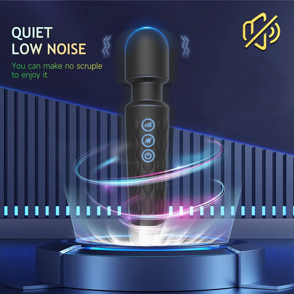 AV Vibrator Wand Sex Toys for Women 20 Powerful Patterns G Spot Clitoris Stimulation Massager Personal Masturbator Erotic Goods