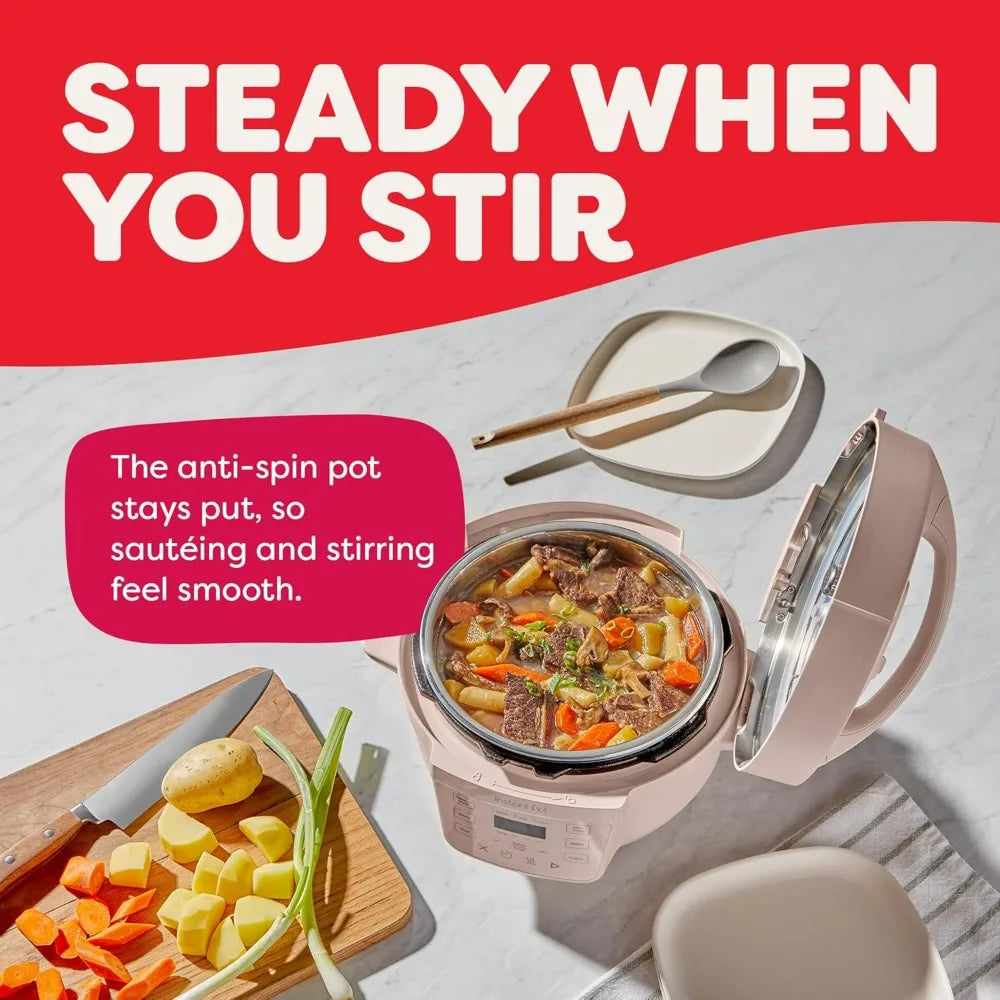 Instant Pot 4QT RIO Mini 7-in-1 Multi-Cooker Pressure Cooker Slow cook Sauté Steam Rice Maker, Yogurt, & Warmer, Black, 4 Quarts