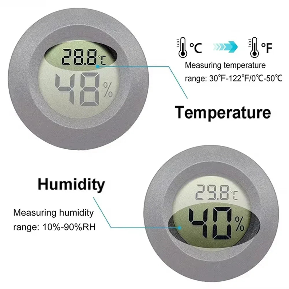 2/4PCS LCD Digital Thermometer Hygrometer Indoor Room Electronic Temperature Humidity Meter Sensor Gauge Weather Station Home ﻿
